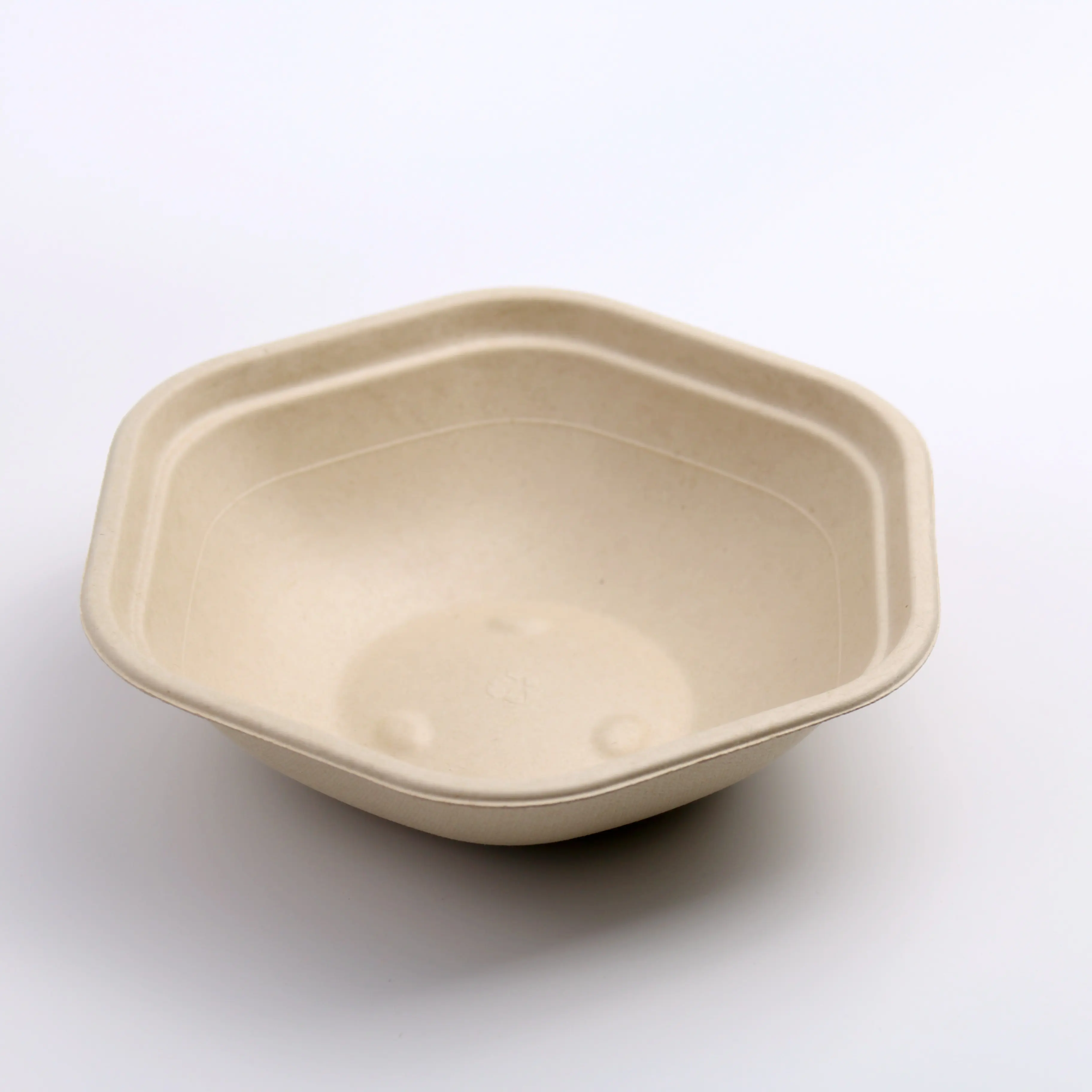 Bagasse סלט קערת קערת סלט קערת משושה קערת הקערה