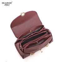 DEJURIOR 2026 Nouveaux Sacs à Main pour Femmes en Cuir PU Premium, Ensemble de Sacs 2-en-1 de Luxe avec Boucle Dorée, Sac à Bandoulière de Créateur