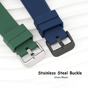 Bracelets de <span class=keywords><strong>montre</strong></span> intelligents à libération rapide de 22 mm, en silicone haute résistance, anti-poussière, pour Blancpain X Swatch - Product Image 4