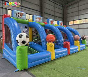 Jouets Accessoires Sports Arena <span class=keywords><strong>Mini</strong></span>-<span class=keywords><strong>jeu</strong></span> 4 en 1 Football Basketball Baseball Ball Jeux gonflables de carnaval pour location de fête - Product Image 2