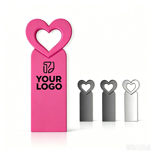 WholeSale Custom 2.0 USB Memory Stick Gift Metal Heart Shape USB Flash Drive Portable 2.0 Pendrive for Love Memorial