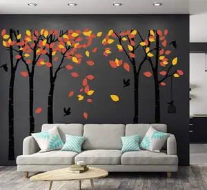 High Quality Home Decoration Adhesive DIY Living Room Vinyl Wallpapers Tree Wall Stickers