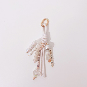 Bohemian <strong>Bead</strong> Keychain Pendant Cute Collection of Wish Seeds Bag Hanging Mobile Phone Chain - Product Image 3