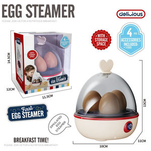 Juego de Juguetes de Imitación de Vaporera de Huevos con Sonido y Luz, Accesorios para Desarrollar Habilidades Motoras Finas, Juego de Roles de Cocina, Educación Temprana, Regalo para Niños - Product Image 4