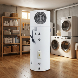 Nouvelle Pompe à Chaleur Air-<span class=keywords><strong>Eau</strong></span> Intérieure R290 0.5P à Vitesse Fixe Haute Efficacité avec Sortie Latérale Solaire Non WiFi - Product Image 5