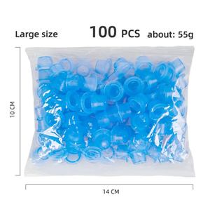 100pcs Tattoo Ink Cup <b>Holder</b> Silicone Pigment Stand Tray for PMU Microblading Permanent <b>Makeup</b> Workstation Tattoo Artist Use - Product Image 4