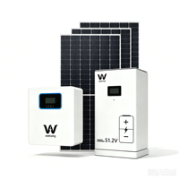 Système d'alimentation d'urgence hybride empilable pour armoire 16/32/48 kWh 51,2 V – Stockage d'énergie domestique compact pour usage intérieur