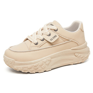 Zapatillas Chunky de Mujer Primavera 2026, <span class=keywords><strong>con</strong></span> Plataforma Oculta para Aumentar la Altura, Suela Gruesa, <span class=keywords><strong>con</strong></span> Cordones, Casuales, para Caminar al Aire Libre - Product Image 5