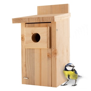 Nichoir en bois massif durable pour mésanges bleues - Product Image 1