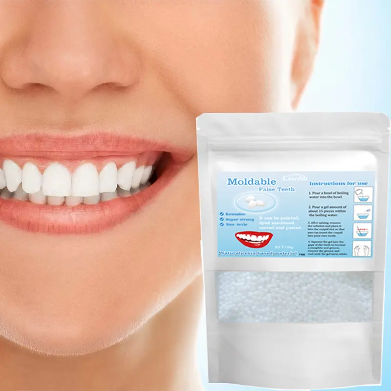 Material de relleno Dental temporal de resina de 150ml, reparación de dientes, dientes postizos, pegamento sólido, adhesivo para dentadura, herramienta para blanquear los dientes