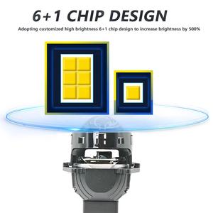 IDISON T11W gris personnalisé 12V 75W phare Angel Eye 6500K feux de conduite lentille de projecteur pour voiture pour modèles X5 Prius 2 ans - Product Image 5