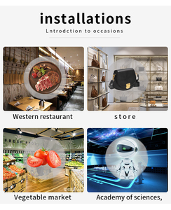 T45 todo en uno gran oferta 3D otro equipo publicitario empalme Led ventilador Video pared holograma proyector 3D holograma ventilador - Product Image 6
