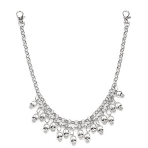 Cadena de cintura gótica con calavera, de aleación de zinc, de una sola capa, estilo punk, para Halloween, cadena corporal de moda - Product Image 5