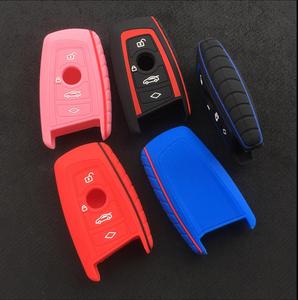 Housse de protection en silicone pour clé de voiture <span class=keywords><strong>BMW</strong></span> F10 F20 F30 Séries 1 3 5, étui souple en caoutchouc pour télécommande intelligente - Product Image 3