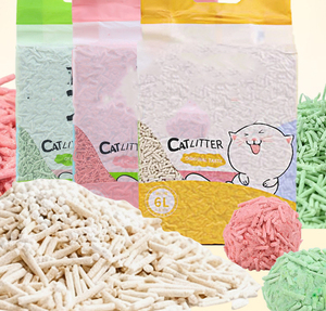 Tùy Chỉnh Bán Buôn Giá Thấp Cao Cấp Tự Nhiên Ngô Mèo Phân Hủy Sinh Học Đậu Phụ Cát Mạnh Mẽ vón cục kê Đậu Phụ Nhà Vệ Sinh Cát - Product Image 4