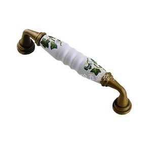มือจับเซรามิกยี่ฉี รุ่น B13 สไตล์จีนใหม่ สำหรับตู้  แบบโบราณ สีบรอนซ์ - Product Image 3