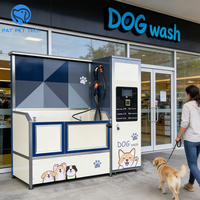 Station de nettoyage pour animaux de compagnie en acier inoxydable 304, station de lavage de chiens commerciale en plein air, à pièces, en libre-service, en vente