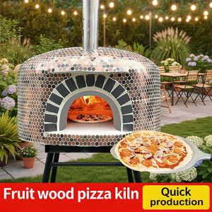 Four à <span class=keywords><strong>pizza</strong></span> au bois en briques, portable, de qualité commerciale, pour l'extérieur, à bon prix, XM QDMECH - Product Image 1