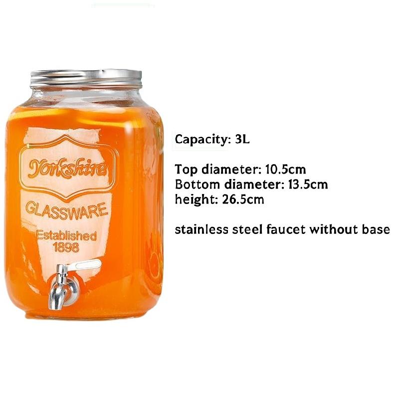 Robinet transparent en acier inoxydable 3L