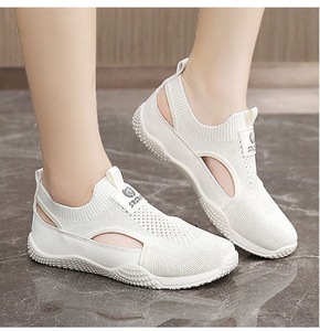Zapatillas Deportivas Blancas Transpirables para <span class=keywords><strong>Mujer</strong></span>, Ligeras, Calzado Casual, Moda - Product Image 2