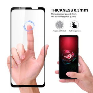 Protection d'écran en verre trempé anti-huile à colle intégrale 9H de dureté 2.5D 0.33mm à couverture complète pour <span class=keywords><strong>Asus</strong></span> ROG Phone 7/6/6 Pro - Product Image 3
