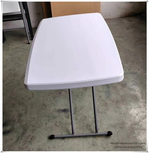 Classic Individual Folding <strong>Table</strong> Heavy Duty Practical <strong>Table</strong> Adjustable Height - Product Image 5