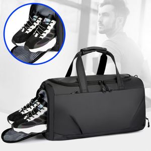 Sacs à bandoulière de week-end imperméables de grande taille populaires et personnalisés, sac de sport élégant, stock local pour unisexe - Product Image 2