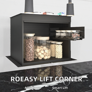 Cesta elevadora modular de aluminio para gabinete de cocina, organizador de almacenamiento de autoensamblaje para uso doméstico - Product Image 2