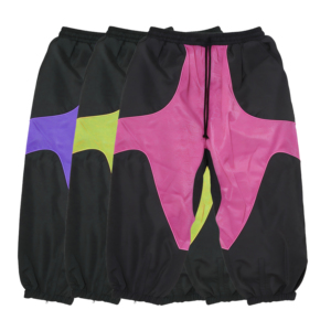 <span class=keywords><strong>Pantaloni</strong></span> da <span class=keywords><strong>Uomo</strong></span> Hip Hop Oxford Color Block Baggy Neri Rosa Impermeabili Antivento Joggers con Coulisse Vestibilità Larga Cargo Personalizzabili OEM - Product Image 5