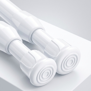 <span class=keywords><strong>Tringle</strong></span> à tension moderne et minimaliste en fer recouvert de PVC, <span class=keywords><strong>sans</strong></span> <span class=keywords><strong>perçage</strong></span>, étendoir à linge extensible et <span class=keywords><strong>tringle</strong></span> à rideau de <span class=keywords><strong>porte</strong></span>, avec accessoires d'extension - Product Image 1
