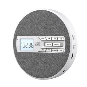Lecteur CD, haut-parleur Bluetooth, émetteur FM, double haut-parleurs stéréo, batterie rechargeable, apprentissage de <span class=keywords><strong>l</strong></span>'<span class=keywords><strong>anglais</strong></span>, utilisation en voyage, audio de voiture - Product Image 1