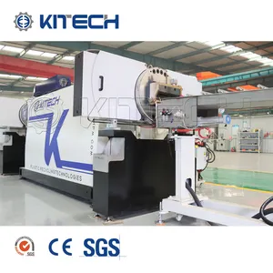 Kitech 500KG/H single screw water-ring pelletizing system Rigid flakes PVC ABS various material pelletizing line