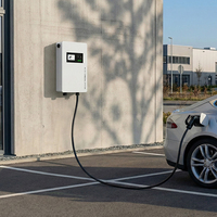 EVEGO Chargeur rapide pour véhicules électriques de petite taille pour hôtel, faible consommation d'énergie, 20 kW, certifié TUV, OCPP 2.0.15, écran tactile, station de recharge pour véhicules électriques