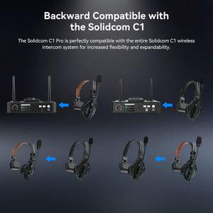 Micrófono de Solapa Inalámbrico Hollyland Solidcom C1 Pro <span class=keywords><strong>Master</strong></span>, Condensador, 2.4G, Portátil, Ligero, Metálico - Product Image 5