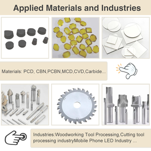 REZZ RUIZUAN 1A1 Meule diamantée à liant vitrifié de forme plate personnalisée Meule de surface pour outils de coupe PCD CBN PCDB <span class=keywords><strong>MCD</strong></span> - Product Image 6