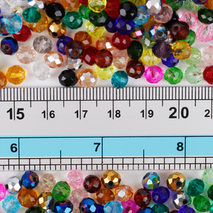 <span class=keywords><strong>Perles</strong></span> rondes facettées en gros de 4 à 10 mm, <span class=keywords><strong>perles</strong></span> en verre colorées pour la fabrication de colliers, bracelets et bijoux - Product Image 3