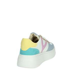 Zapatillas Donna K-10525 Blancas y Rosas, Estilo Chunky con Plataforma - Product Image 3