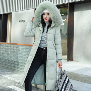 <span class=keywords><strong>Parka</strong></span> de Lana Extra Grande para Mujer TP10, con Capucha y Cierre de Cremallera, Cintura Ancha y Gruesa - Product Image 5