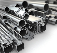 Nouveaux produits 2024, tube carré en aluminium extrudé 6063, profil en aluminium anodisé, tube en alliage d'aluminium T5, pliage, norme européenne