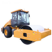 ACE AT212 Compacteur vibrant à tambour unique 10-12 tonnes, compresseur hydraulique de sol et d'asphalte, moteur Cummins, pompe/moteur Kawasaki pour