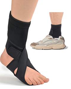 Verbesserte Drop-Fuß stütze für Wanderschuhe Dual Forefoot-Stütz platten Soft AFO, Foot Drop, <span class=keywords><strong>TBI</strong></span>, ALS, MS, Knochen bruch - Product Image 1