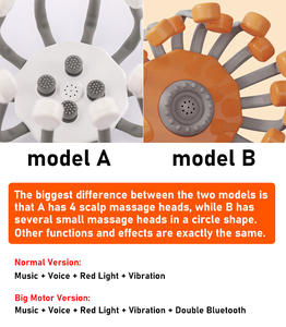 Polvo Ferramenta vibratória elétrica Scalp Head Massage polvo 20 garras cabeça massageador couro cabeludo - Product Image 4