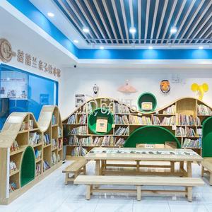 Moetry-Estantería de madera personalizable, librería grande para guardería, escuela, librería - Product Image 2