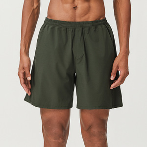 Shorts de <span class=keywords><strong>course</strong></span> et de basketball imperméables à taille élastique en 95% polyester et 5% élasthanne avec poches, shorts de sport personnalisés pour hommes - Product Image 1