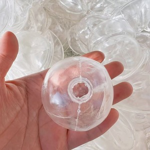 Balle transparente blanche laiteuse faite à la main, balle anti-stress souple à faire soi-même, jouet de décompression vide à remplir soi-même - Product Image 4