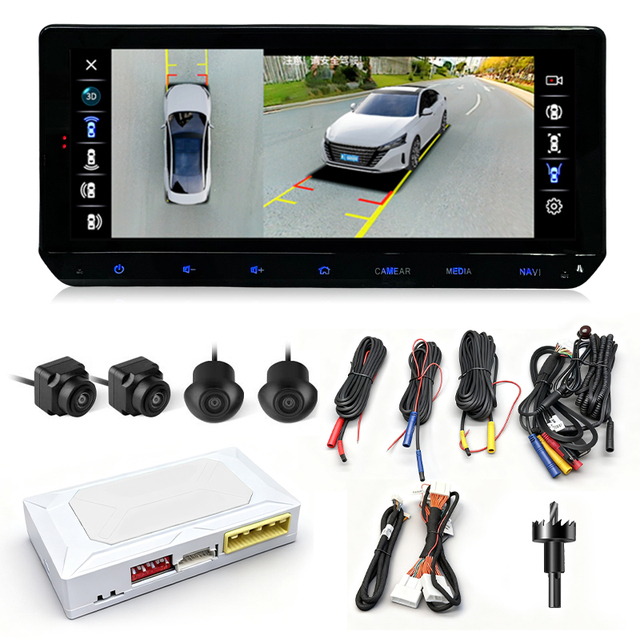 Android System High Quality AHD 1080P Car 360 Degree Panorama Camera Bird Panoramic Dash Cam with 12MP Pixel and Other Models
