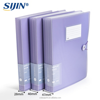 Carpeta de Archivo A4 para Estudiantes con Inserto Transparente de PVC Multicapa, Carpeta de Presentación de Hojas Sueltas para Almacenamiento de Exámenes