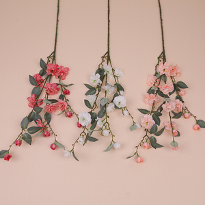 Fleur de Camélia Artificielle pour Décoration Maison & Salle de Mariage, Composition Florale Multi-têtes en Soie Douce Style Champêtre - Product Image 6