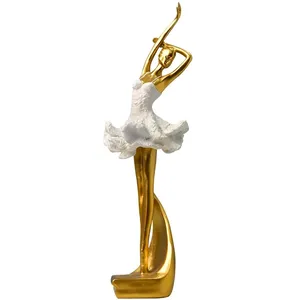 Figura de Bailarina al por Mayor, Estatua de Bailarina de Ballet, Escultura de Resina de Bailarina, <span class=keywords><strong>Objetos</strong></span> Decorativos Artísticos para la Decoración de la Sala de Estar - Product Image 6