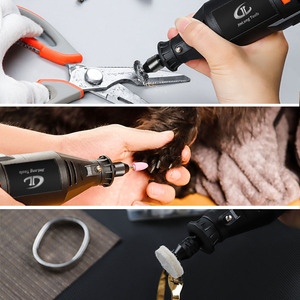 Mini-meuleuse électrique DIY 135W avec vitesse variable et <span class=keywords><strong>mandrin</strong></span> sans clé, 234 accessoires - Outil de gravure <span class=keywords><strong>Dremel</strong></span> - Product Image 2